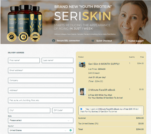 Seriskin - Secure Checkout 